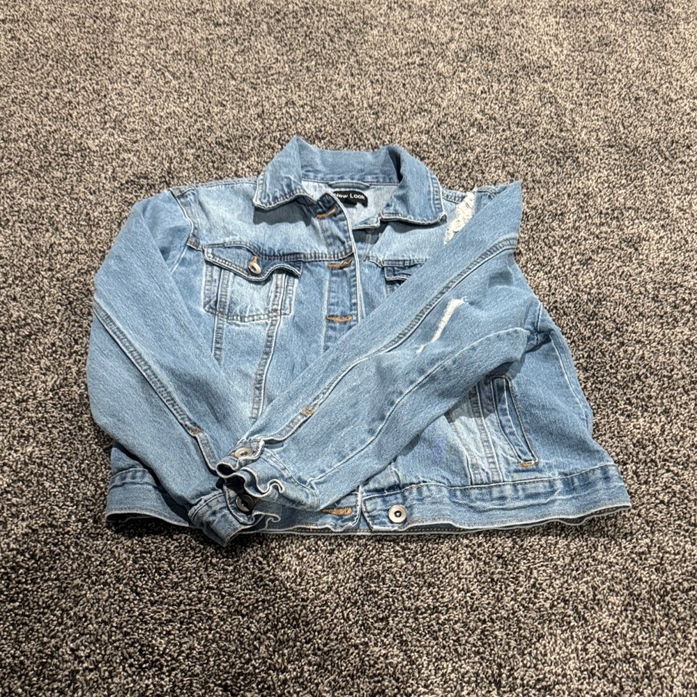 New Look Women's Light Blue Jean Jacket